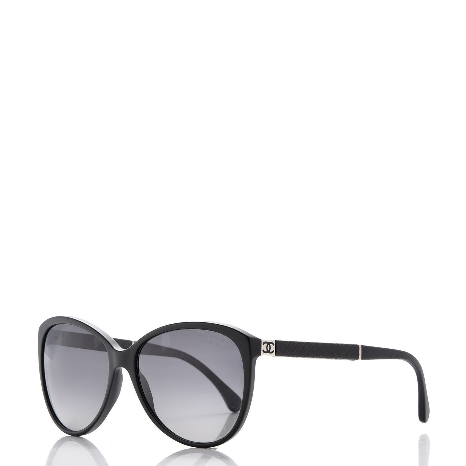 Chanel Quilted CC Sunglasses 5225-Q Black 1 of 9