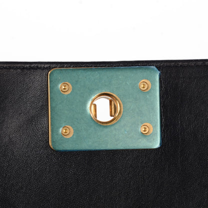 Chanel Lambskin Quilted Large Boy Flap Black 5 of 8