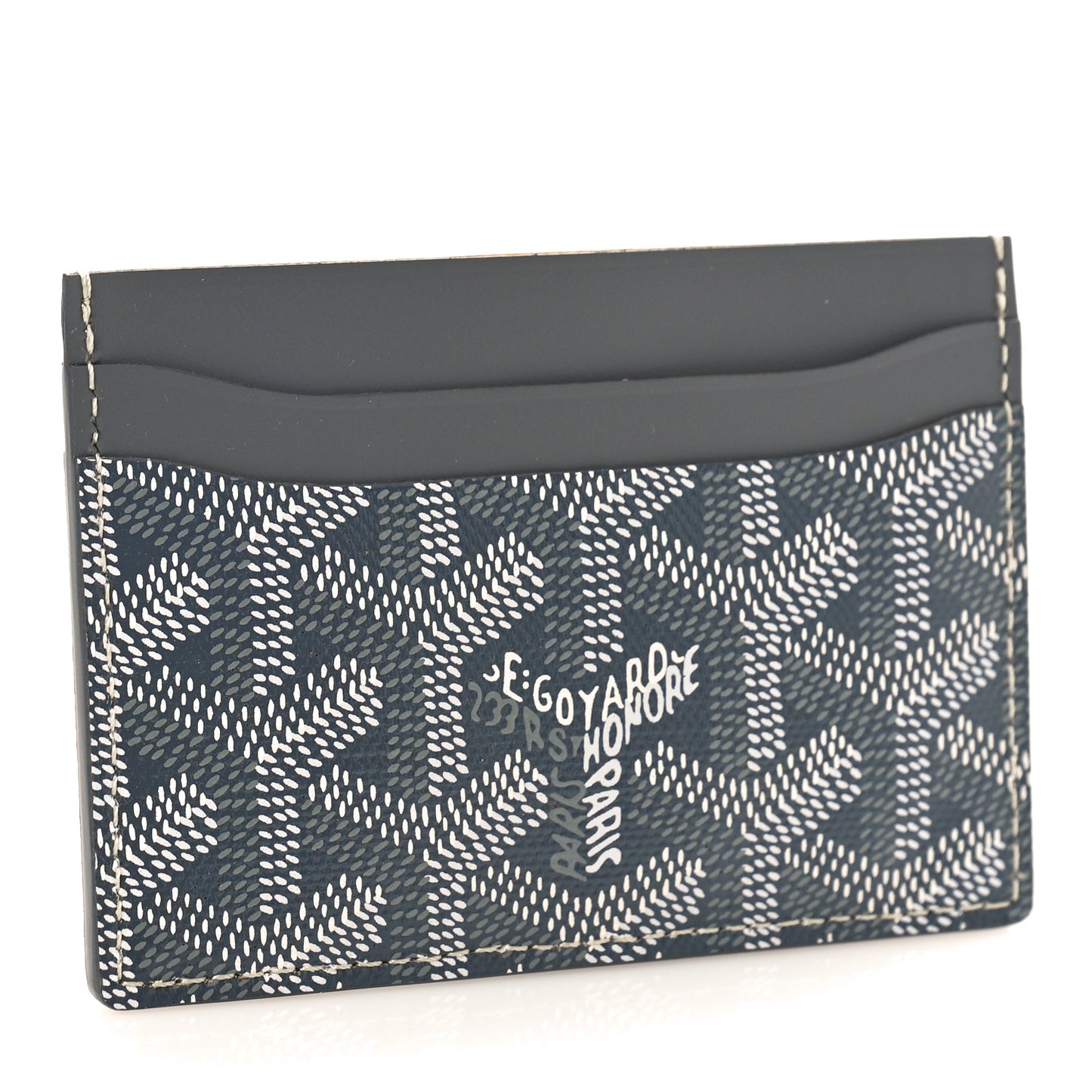 Goyardine Saint Sulpice Card Holder Grey