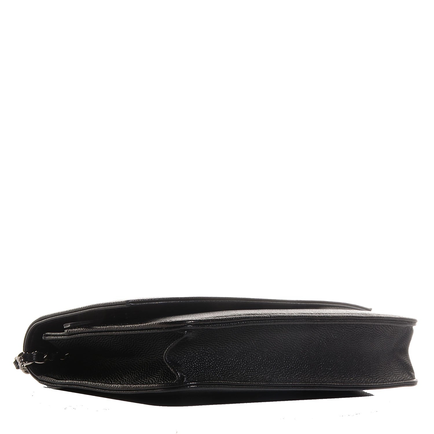 Chanel Caviar Sevruga Wallet On Chain WOC Black 4 of 9