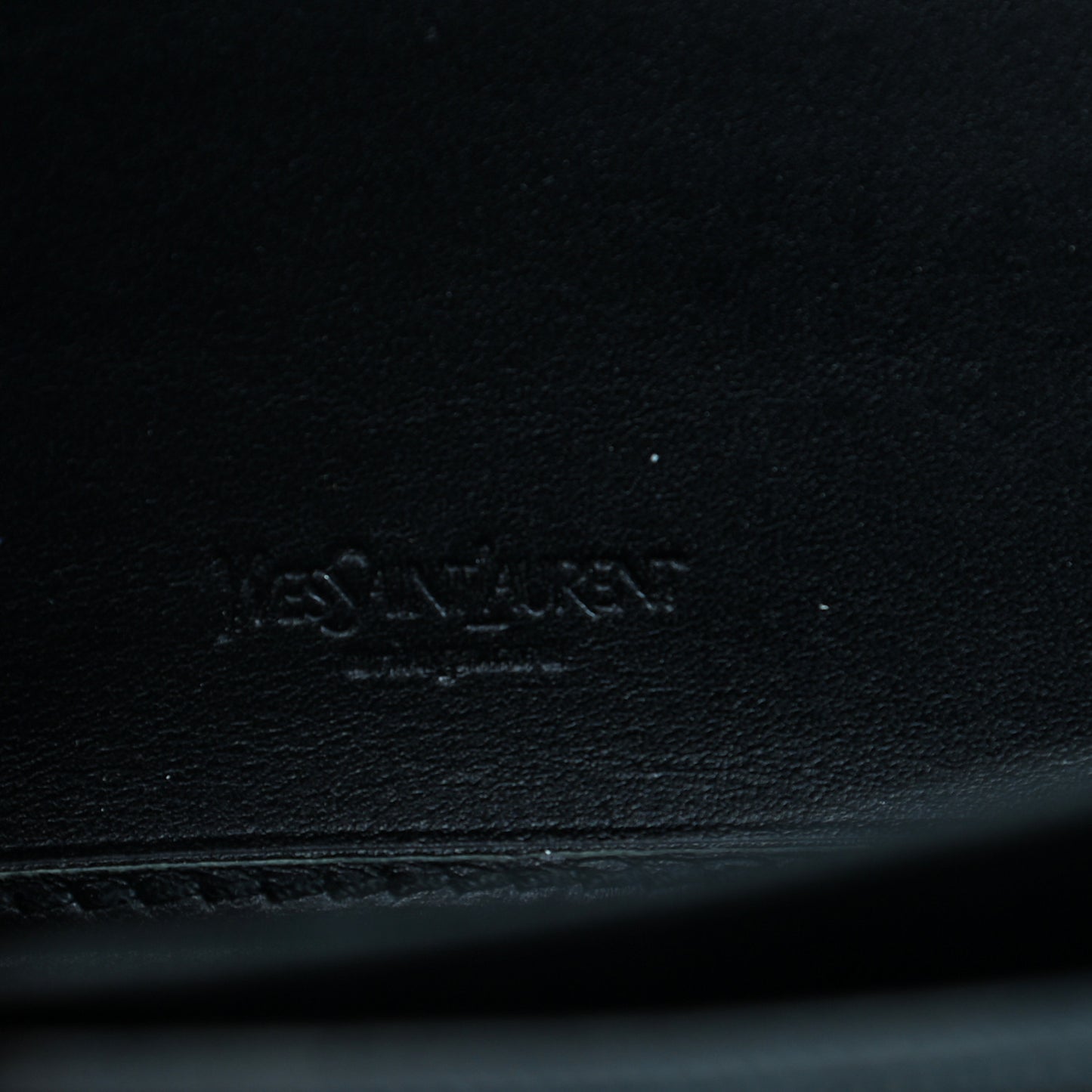Textured Patent Monogram Belle De Jour Zip Around Wallet Black