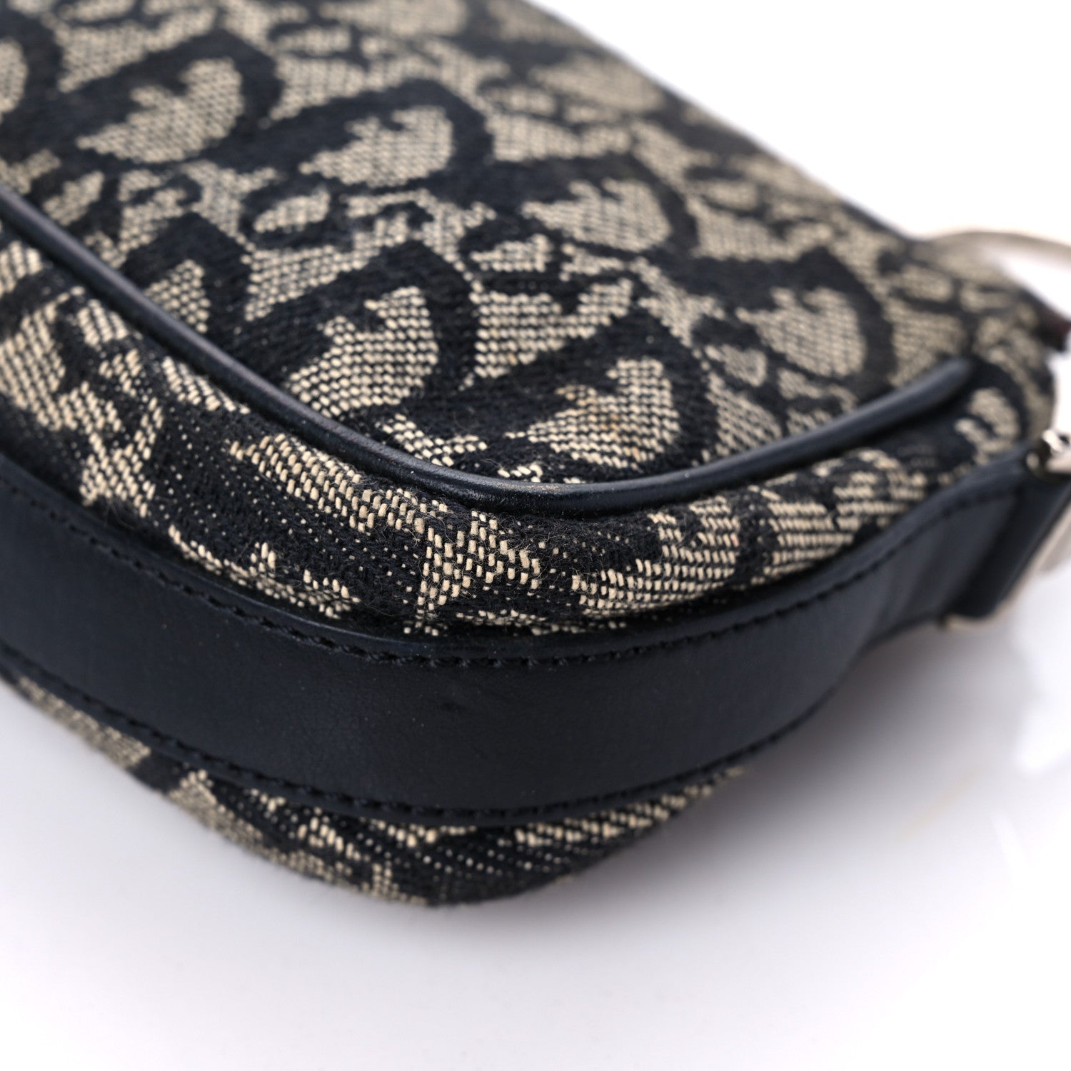 Christian Dior Monogram Shoulder Bag Pochette Blue 10 of 14