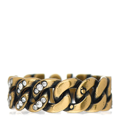 Christian Dior Metal Crystal J'Adior Ring M Gold 3 of 4
