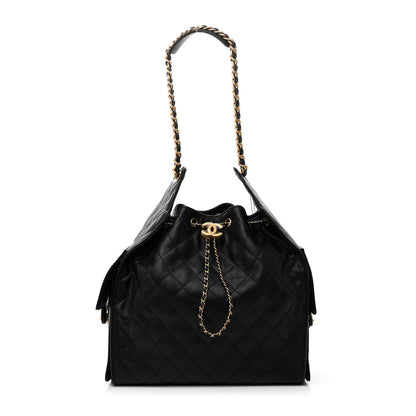 Chanel Caviar Quilted Medium Chanel 25 Handbag Black 1 of 12