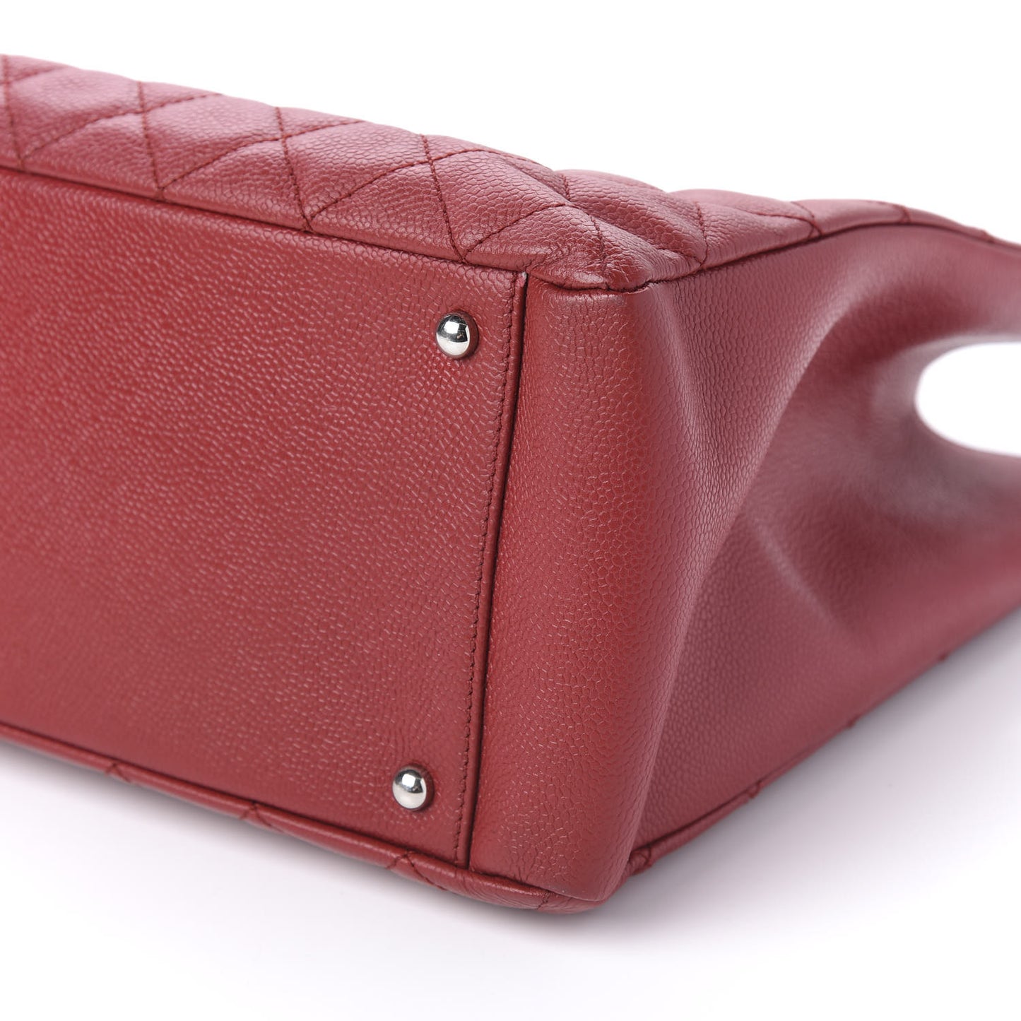 Caviar Quilted XL Grand Shopping Tote GST Red