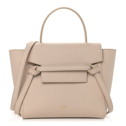 Celine Grained Calfskin Nano Belt Bag Light Taupe 1 of 12