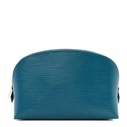 Louis Vuitton LOUIS VUITTON Epi Cosmetic Pouch Cyan 1 of 6
