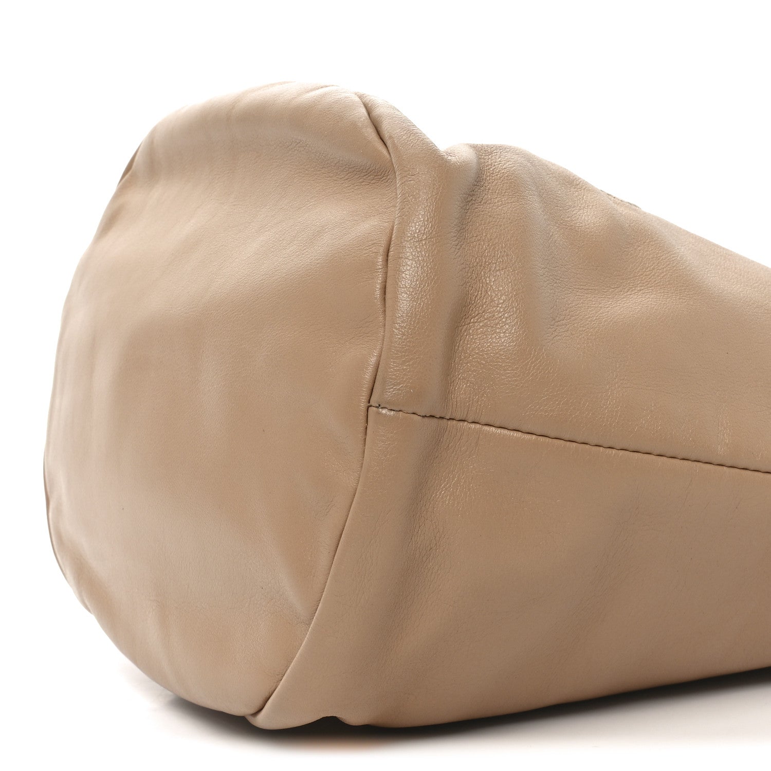 Chanel Calfskin CC Bucket Bag Beige 10 of 10