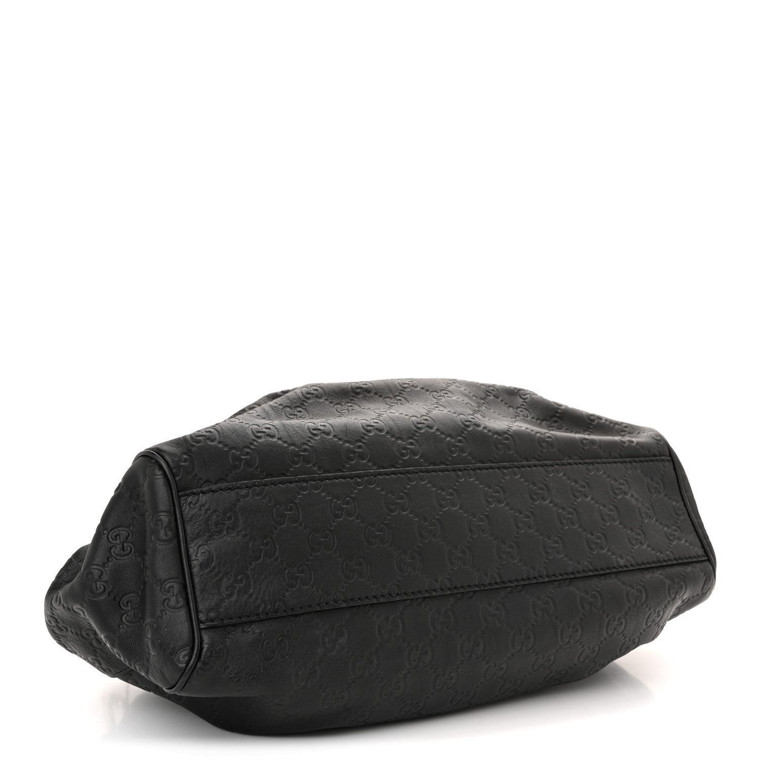 Gucci Guccissima Medium Sukey Tote Black 4 of 12