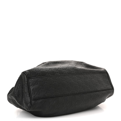 Gucci Guccissima Medium Sukey Tote Black 4 of 12