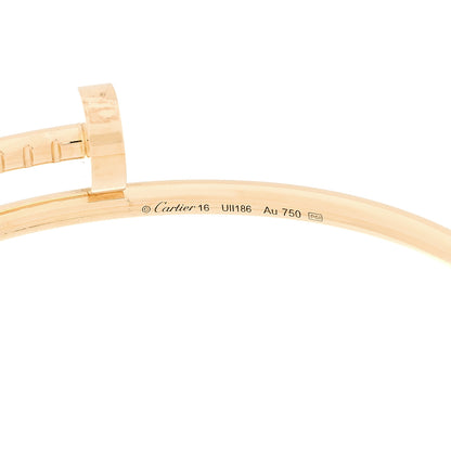 Cartier 18K Yellow Gold Small Juste Un Clou Bracelet 16 5 of 6