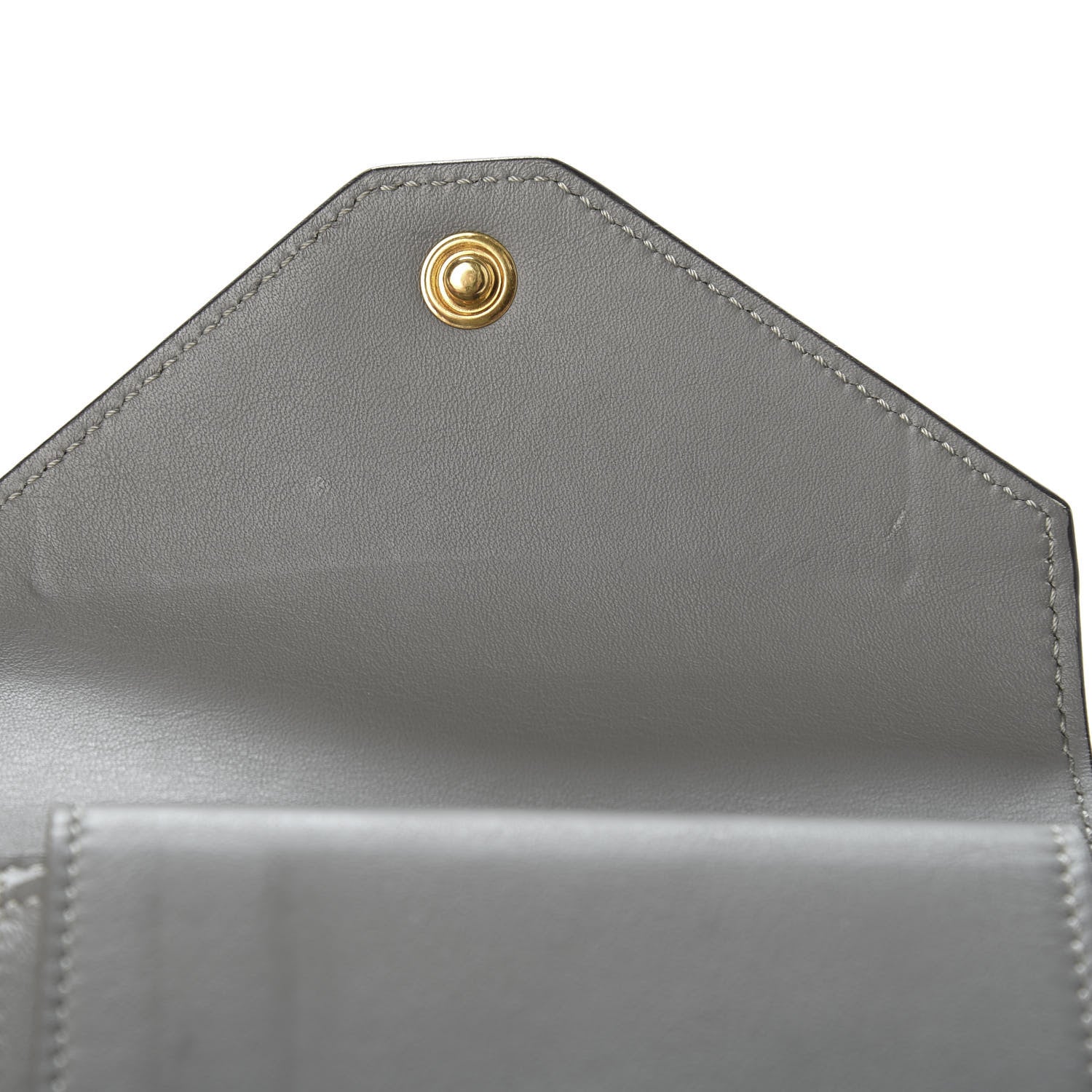 Celine Smooth Calfskin Pocket Card Holder Jade 8 of 9