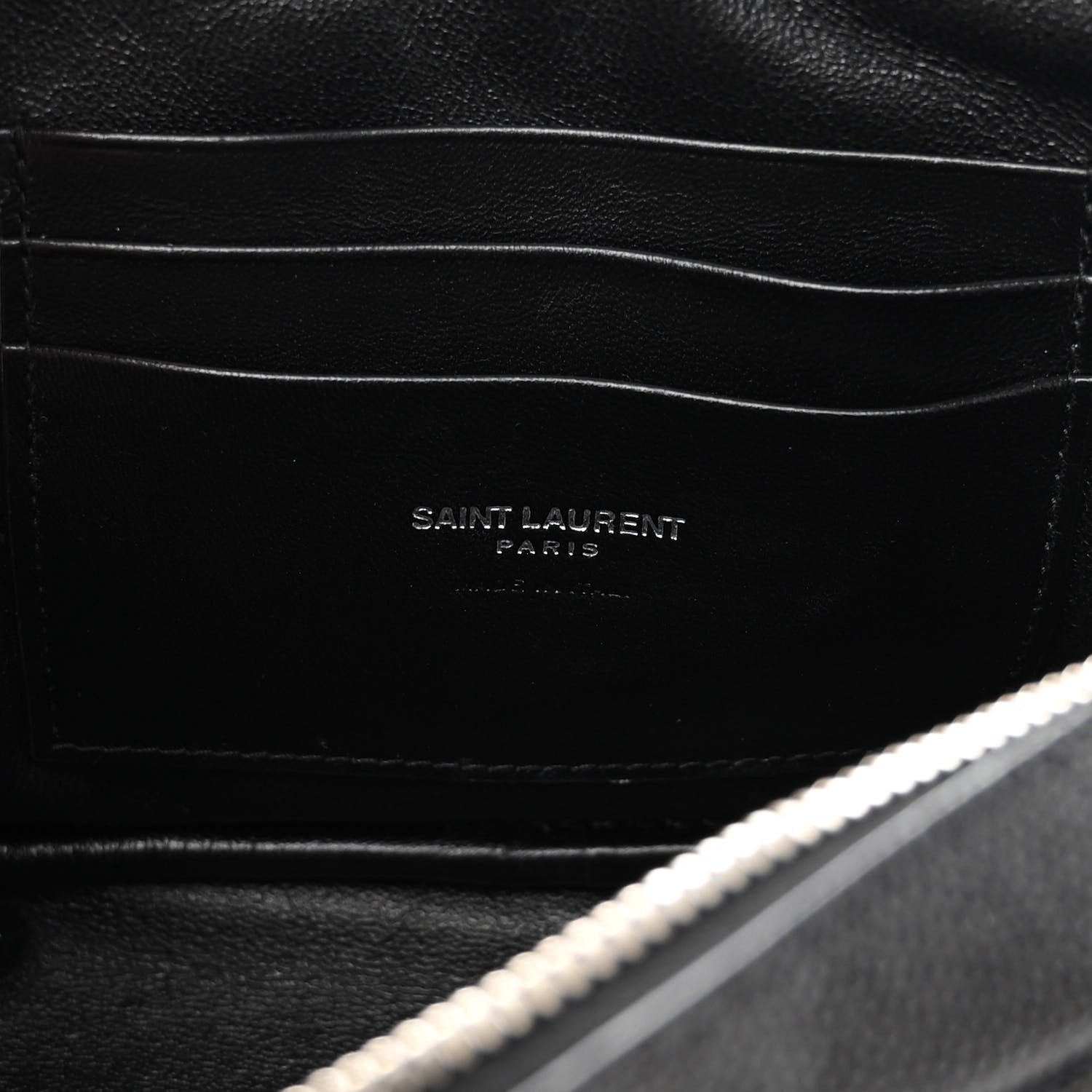 Saint Laurent Grain De Poudre Matelasse Monogram Mini Lou Camera Bag Black 6 of 10