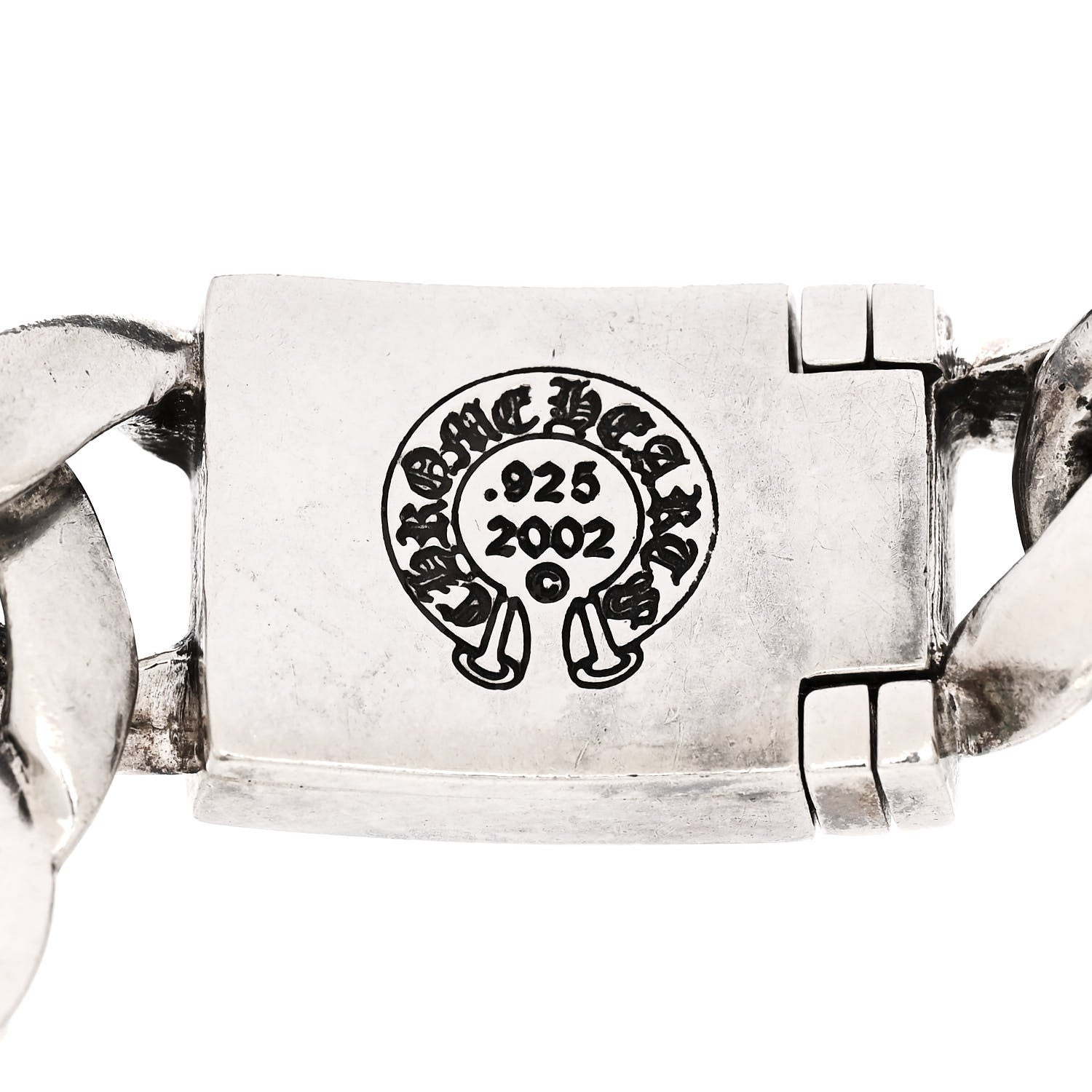 Chrome Hearts Sterling Silver Maltese Cross Link Bracelet 3 of 3