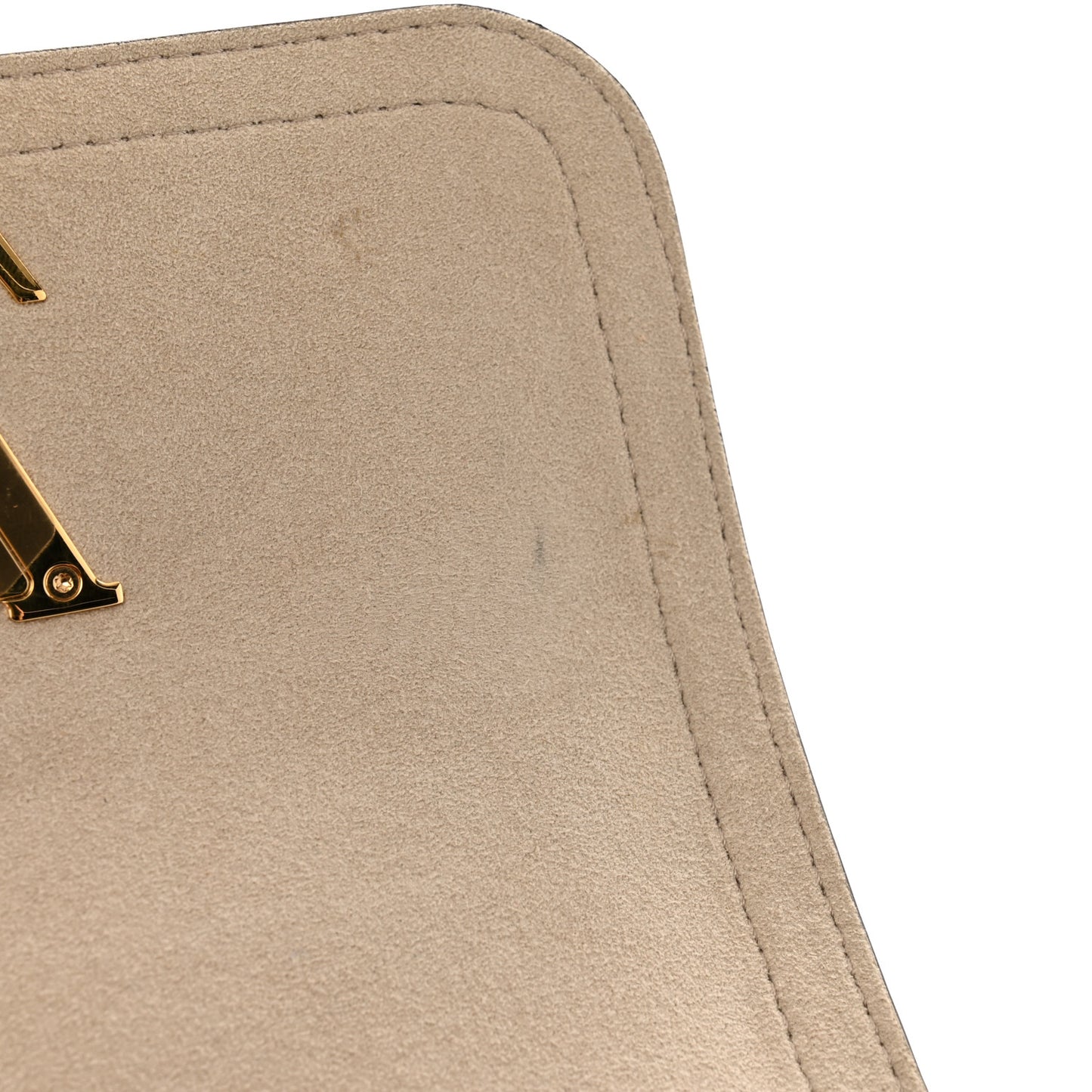 Grained Calfskin Lockme Tender Greige