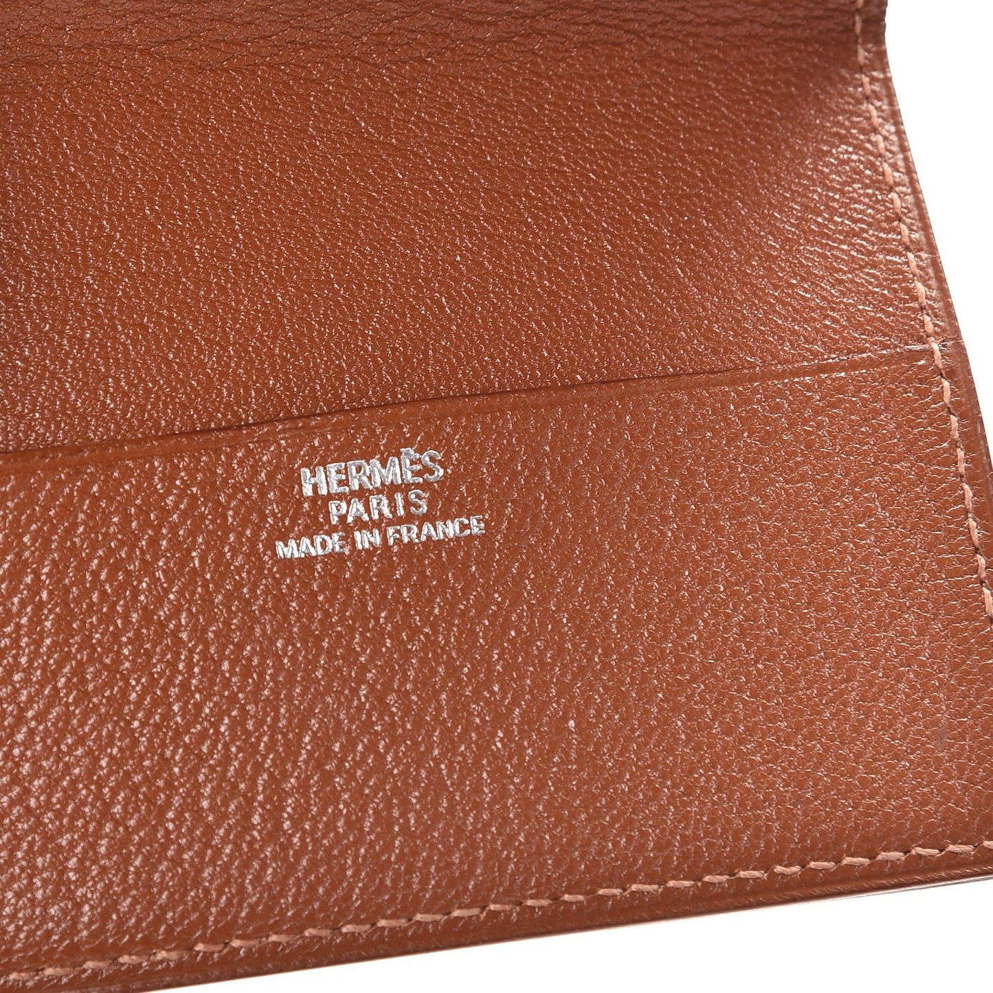 Chevre Mysore Guernesey Card Case Noisette