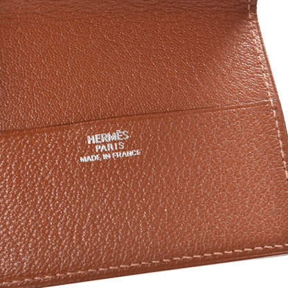 Hermes Chevre Mysore Guernesey Card Case Noisette 7 of 9
