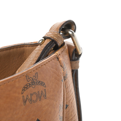 MCM Visetos Heritage Crossbody Cognac 14 of 14