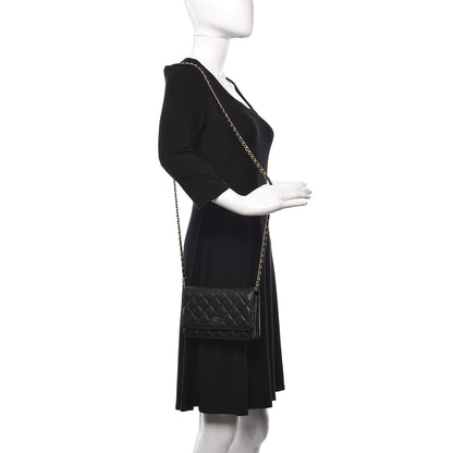 Chanel Caviar Quilted Wallet On Chain WOC Black 2 of 12