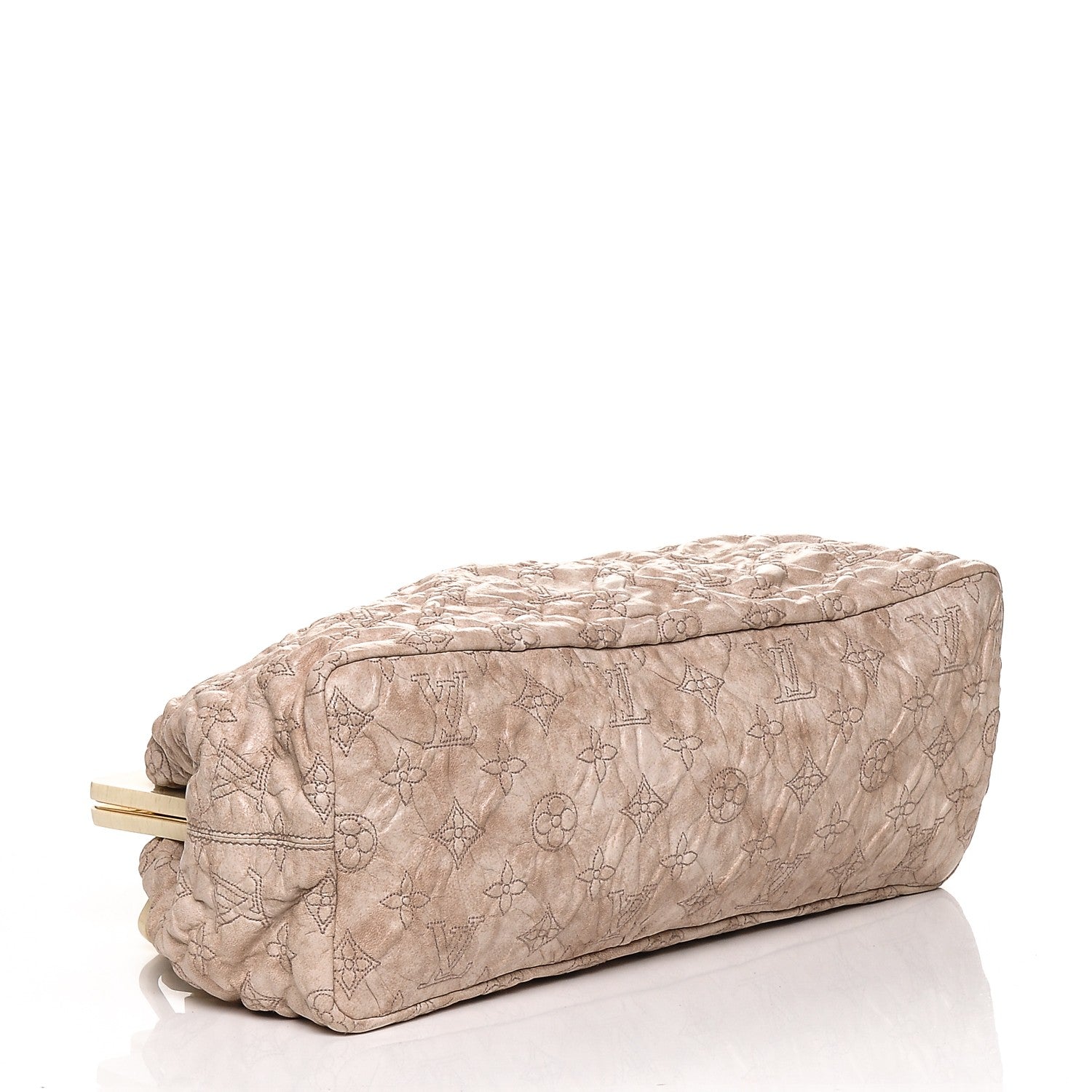 Louis Vuitton Lambskin Olympe Nimbus Cirrus Ecru 4 of 6