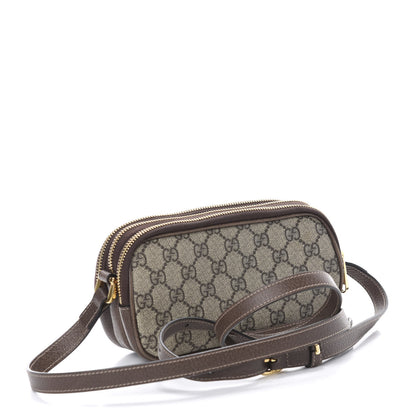 Gucci GG Supreme Monogram Web Mini Ophidia GG Bag Brown 2 of 12