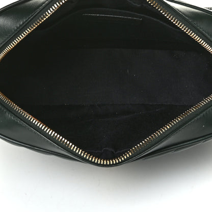 Saint Laurent Calfskin Matelasse Monogram Lou Camera Bag Green 4 of 7