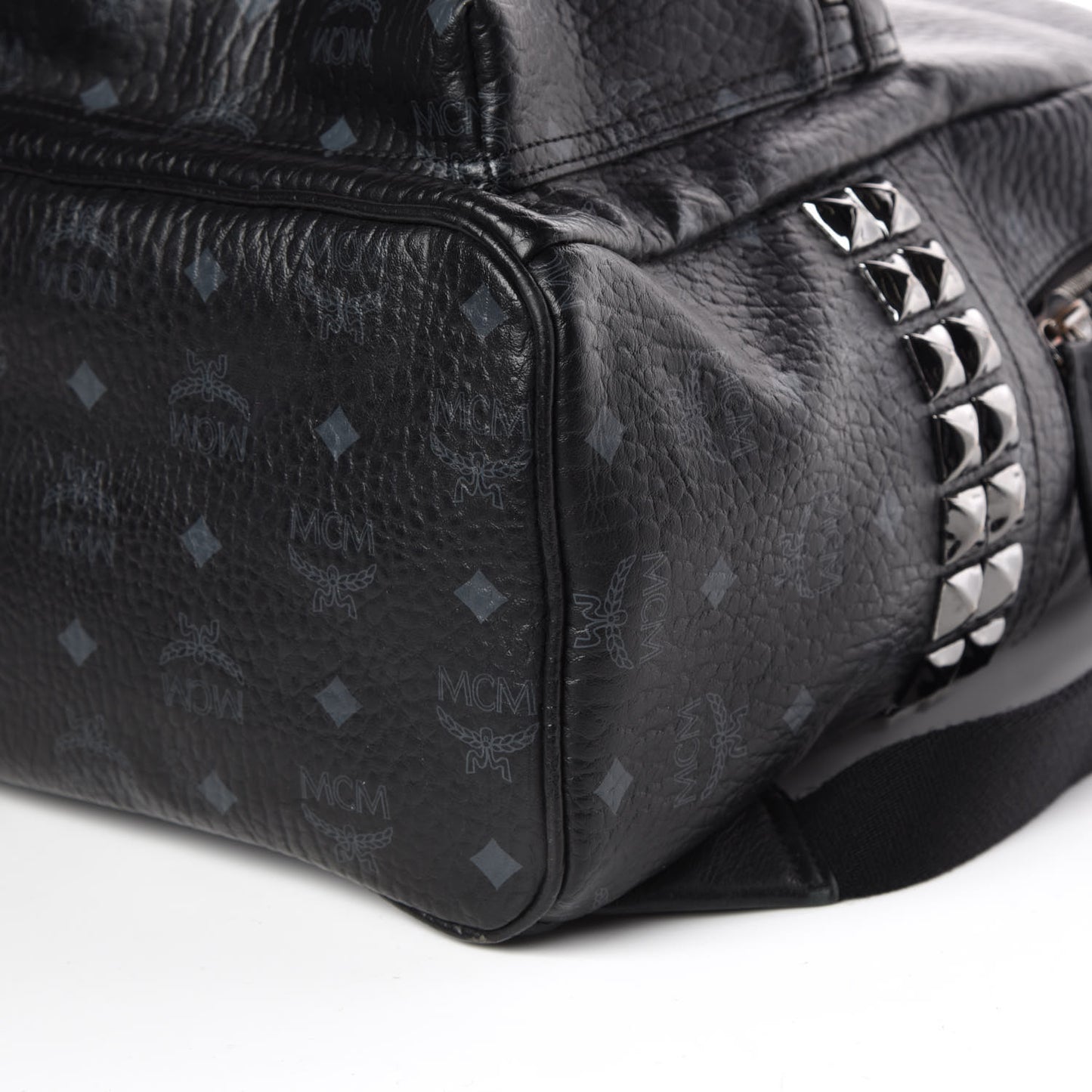 Visetos Medium Side Studs Stark Backpack Black
