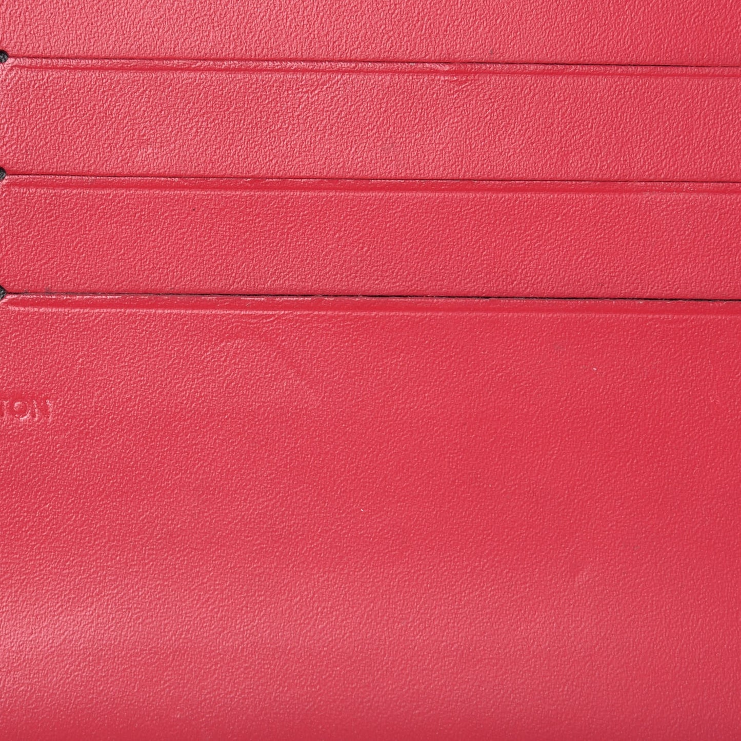 Calfskin Felicie Card Holder Insert Hot Pink