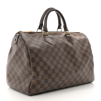 Louis Vuitton Damier Ebene Speedy 35 3 of 10