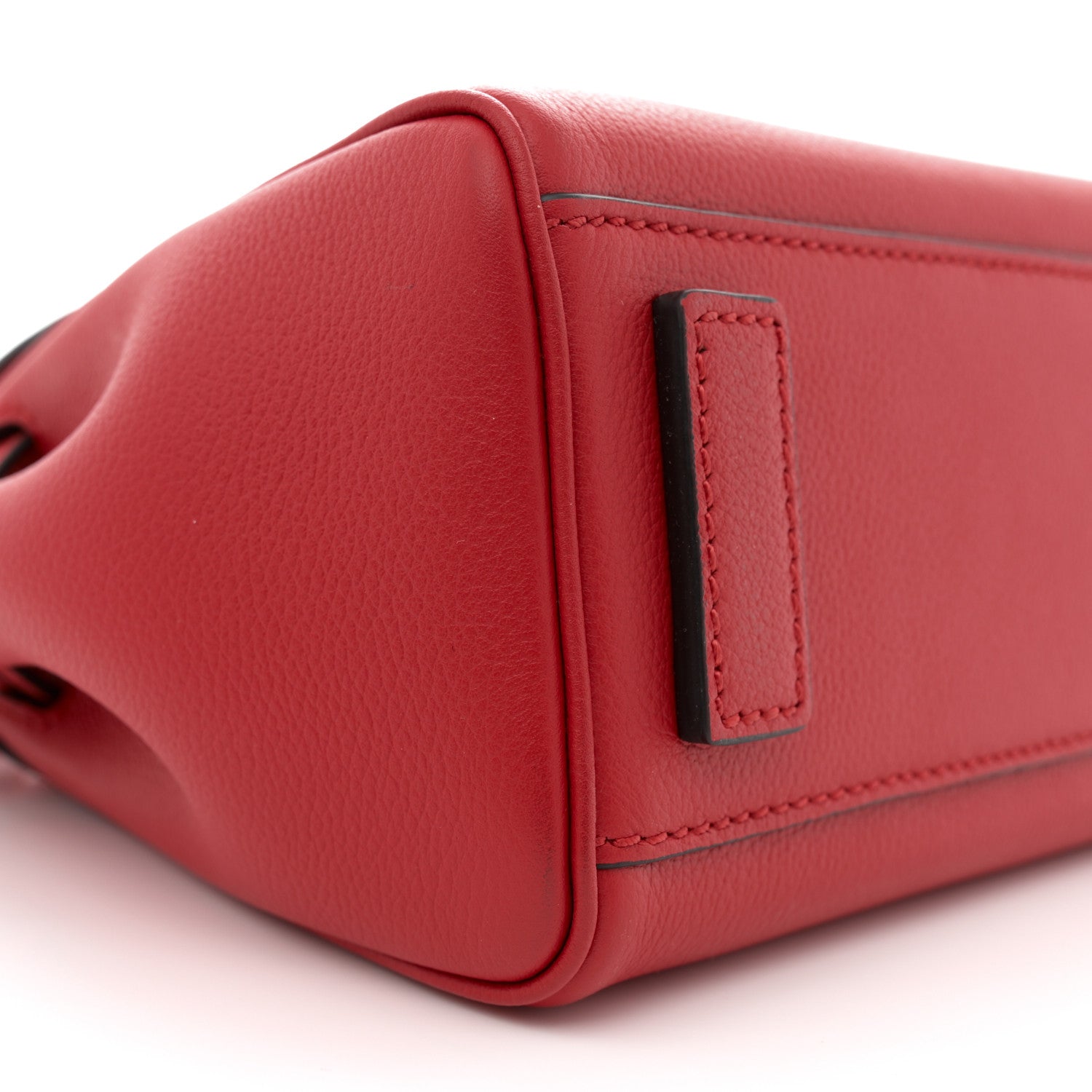 Versace Grained Calfskin Small La Medusa Top Handle Bag Red 9 of 10