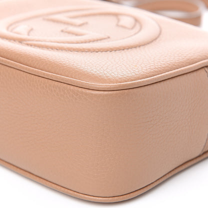 Gucci Pebbled Calfskin Small Soho Disco Bag Rose Beige 9 of 10