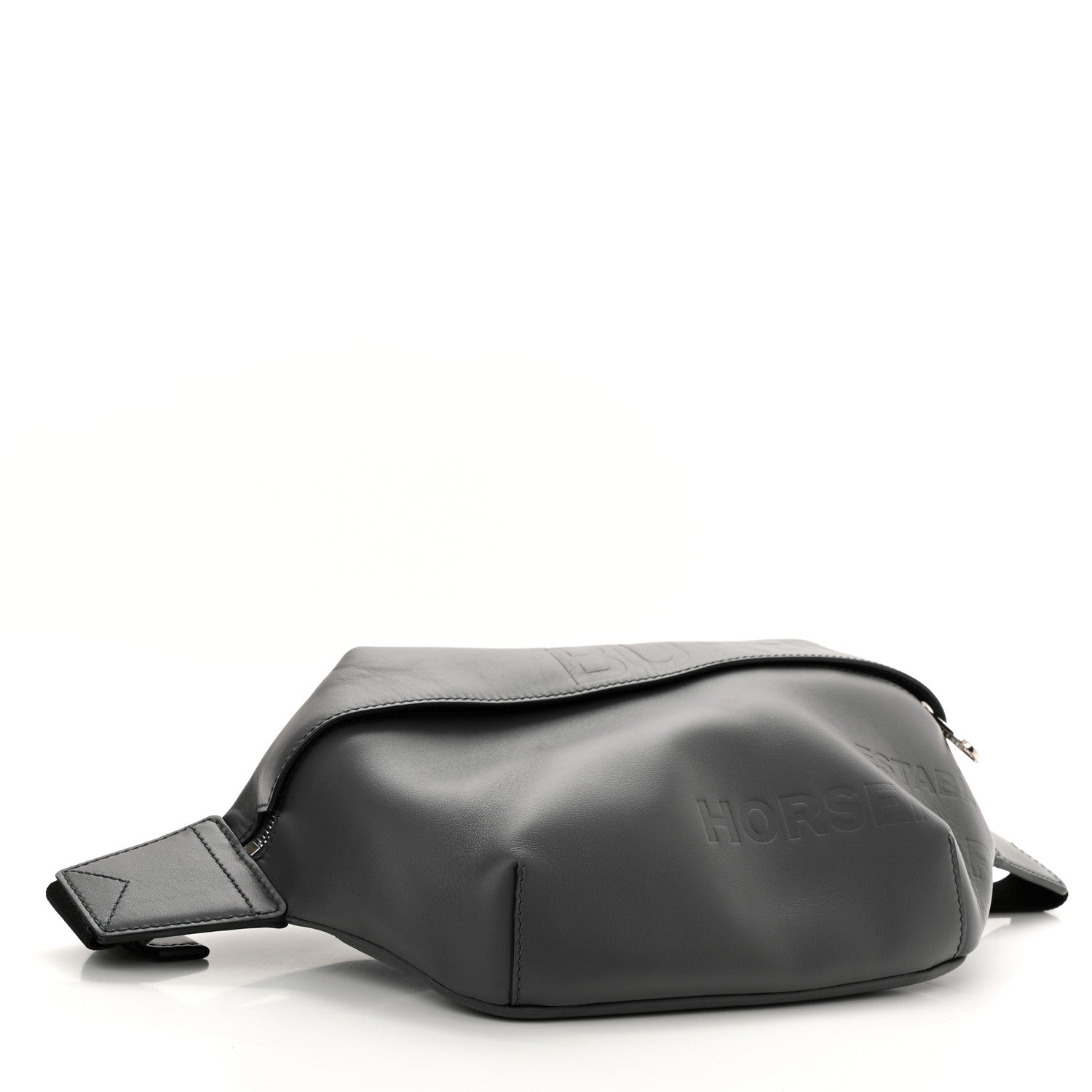 Burberry Calfskin Horseferry Print Medium Sonny Bum Bag Dark Ash Grey 3 of 8