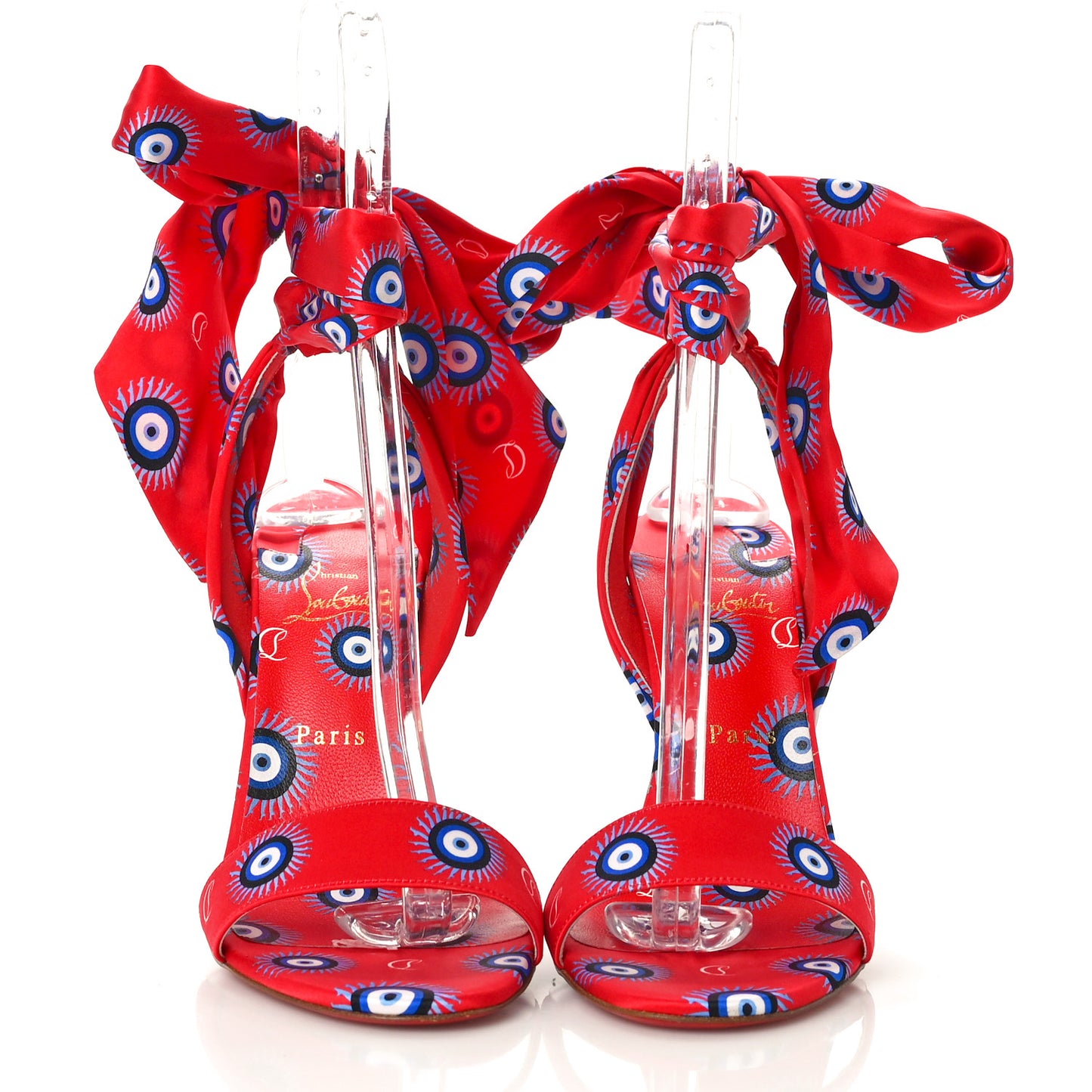 Crepe Satin Greekaba Du Desert 100 Sandal 41 Red