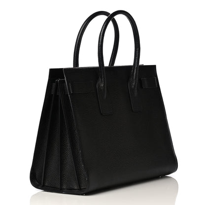 Saint Laurent Grained Calfskin Large Sac De Jour Carryall Black 4 of 9