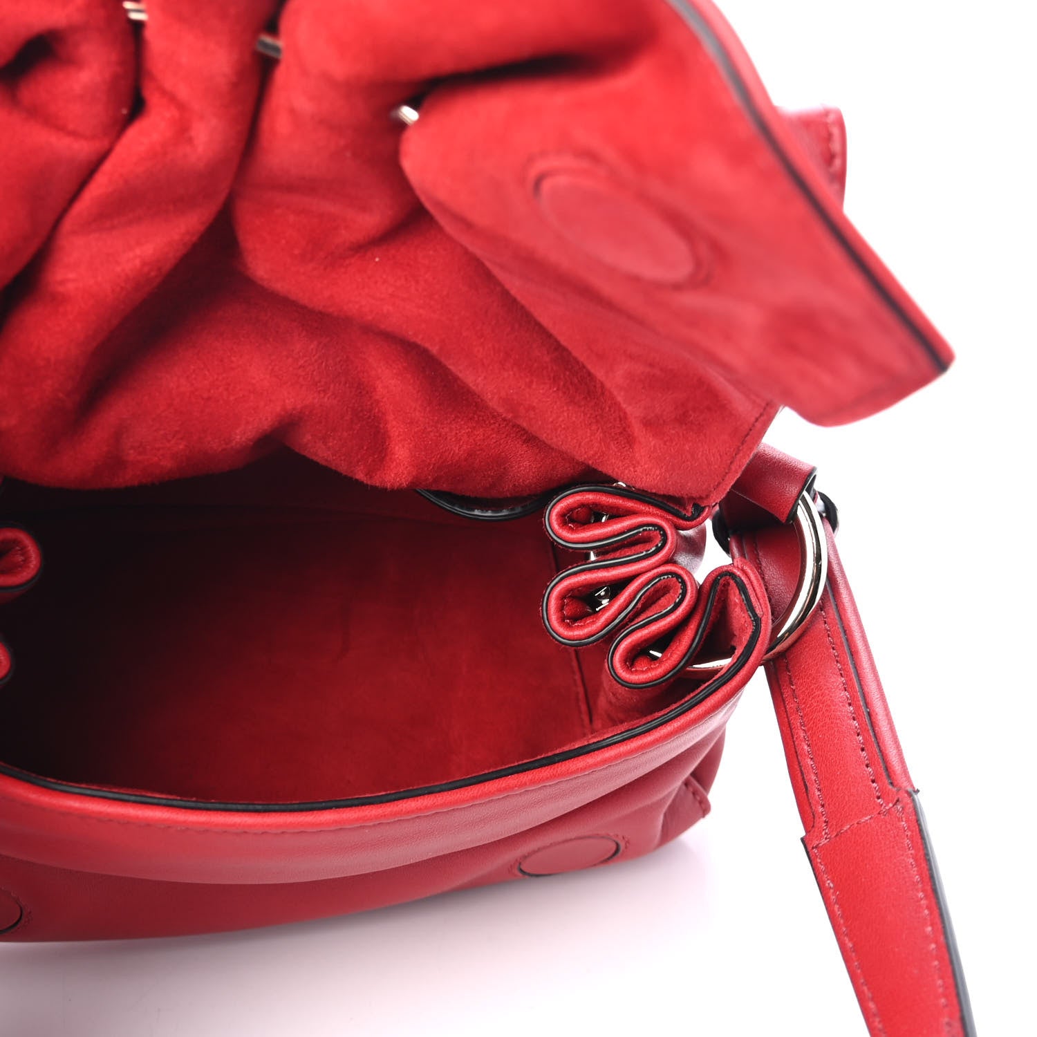 Valentino Garavani Smooth Calfskin Mini Bloomy Crossbody Bag Rosso Valentino 4 of 4