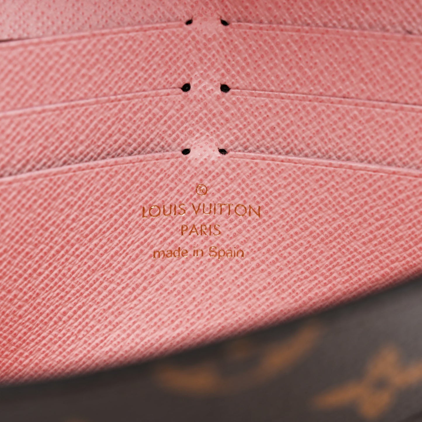 Monogram Jeanne Wallet Rose Ballerine