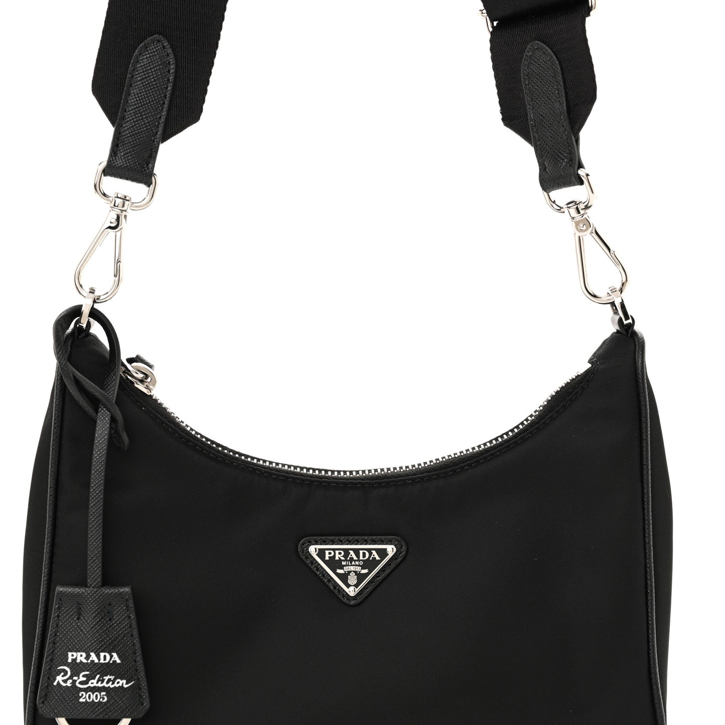 Nylon Re-Edition 2005 Shoulder Bag Black