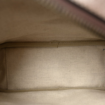Gucci X ADIDAS Crystal Vintage Monogram Textured Dollar Calfskin Web Trefoil Logo Small Messenger Bag Mid Natural Nut Off White New Acero 5 of 11