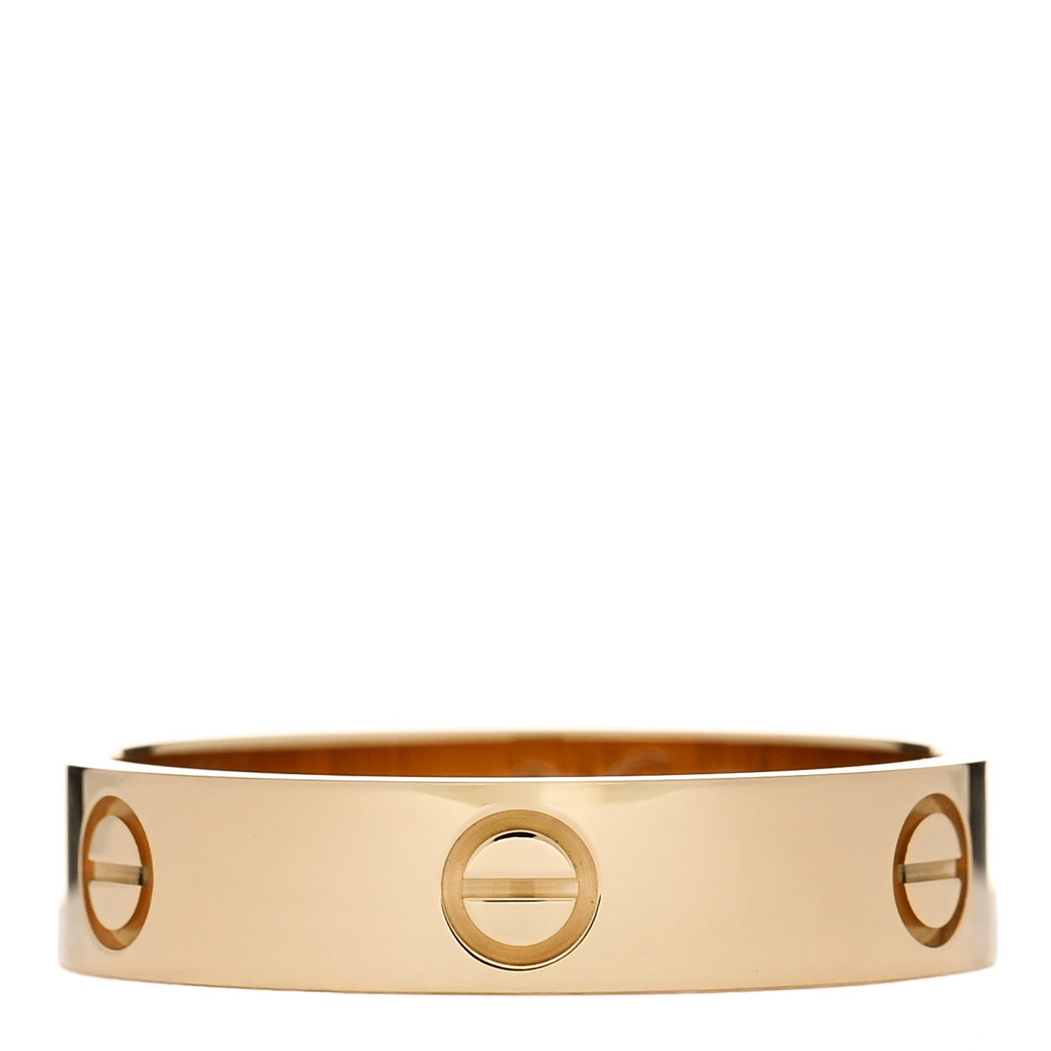 Cartier 18K Yellow Gold 5.5mm LOVE Band Ring 69 12.5 1 of 5