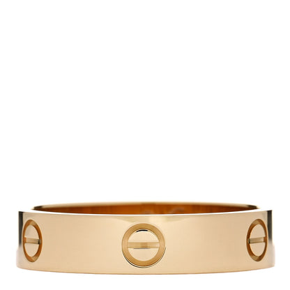 Cartier 18K Yellow Gold 5.5mm LOVE Band Ring 69 12.5 1 of 5