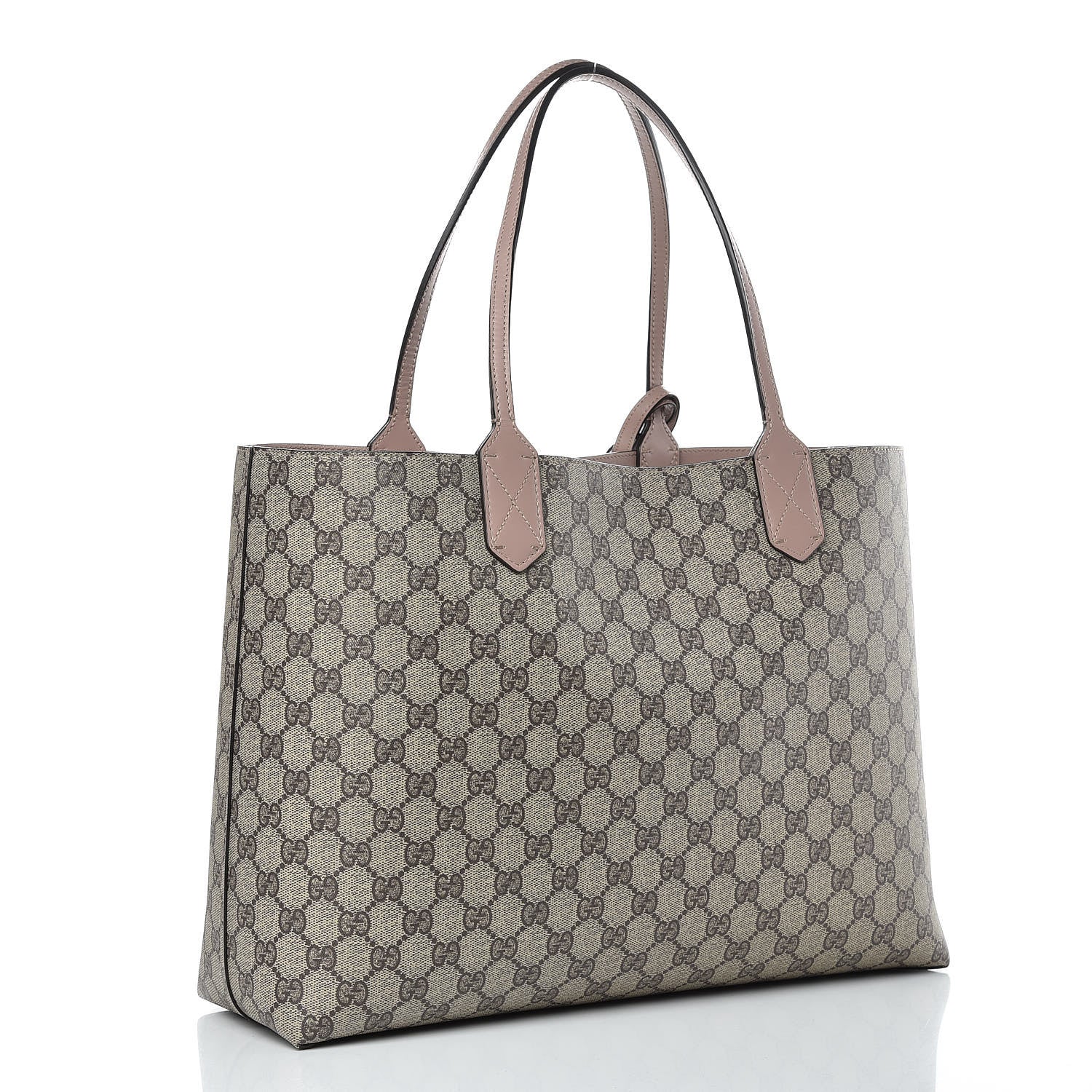 Gucci GG Supreme Monogram Medium Reversible Tote Beige Dark Cipria 4 of 12