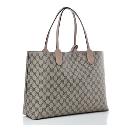 Gucci GG Supreme Monogram Medium Reversible Tote Beige Dark Cipria 4 of 12