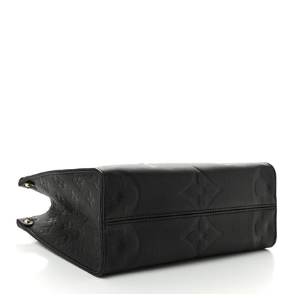 Louis Vuitton Empreinte Monogram Giant Onthego PM Black 3 of 8