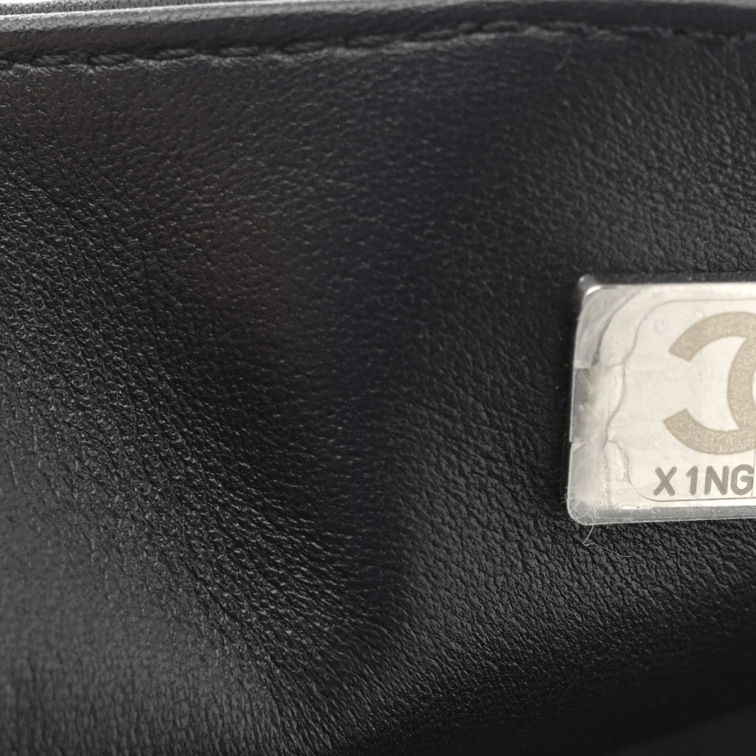 Chanel Sequin Ribbon Mini Rectangular Flap Black White 7 of 10