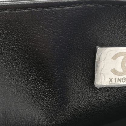 Chanel Sequin Ribbon Mini Rectangular Flap Black White 7 of 10