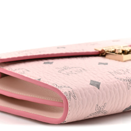 MCM Visetos Medium Patricia Wallet On Chain Soft Pink 10 of 11