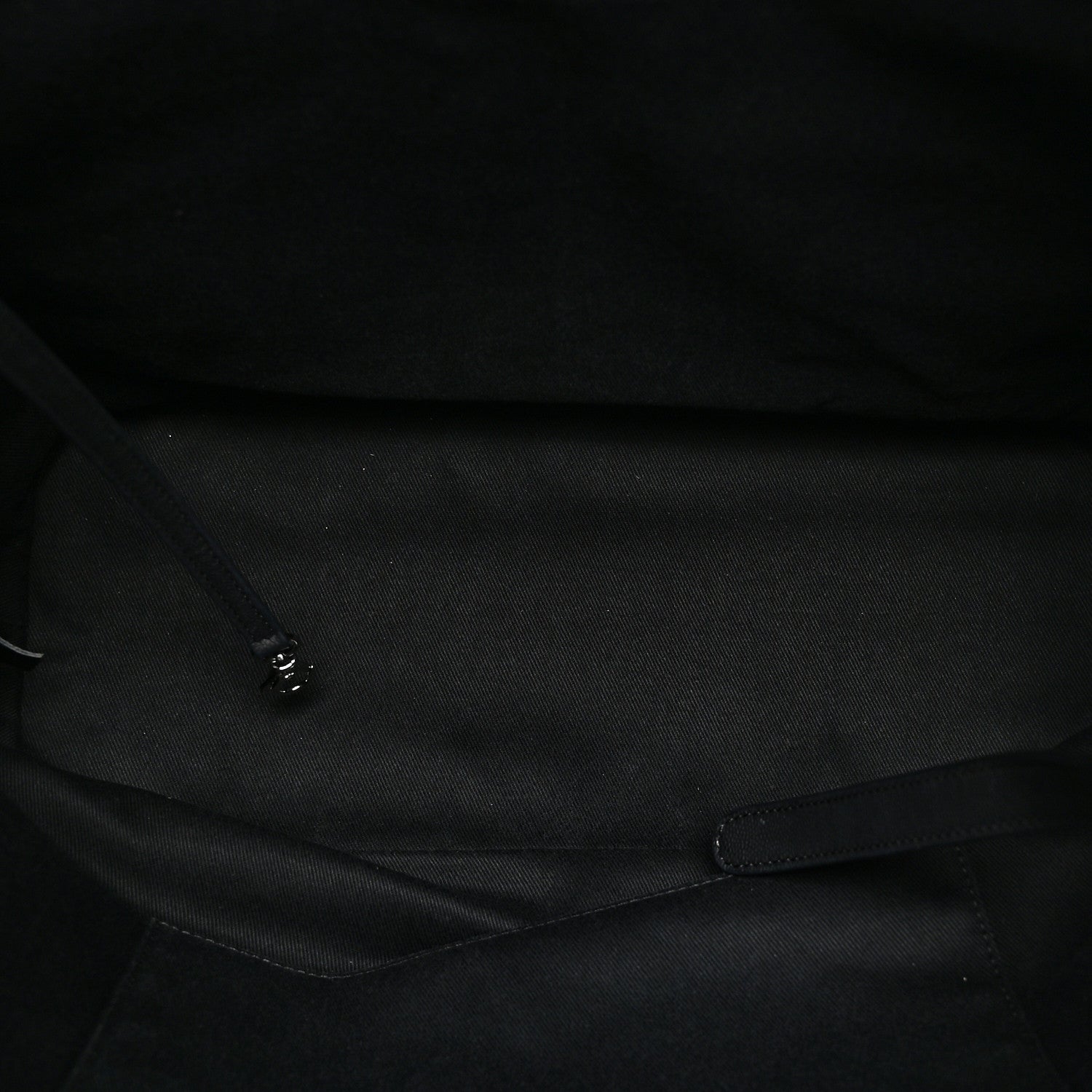 Chanel Grained Calfskin Large Coco Eyelets Shopping Tote Black 5 of 10