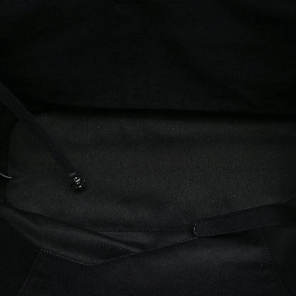 Chanel Grained Calfskin Large Coco Eyelets Shopping Tote Black 5 of 10