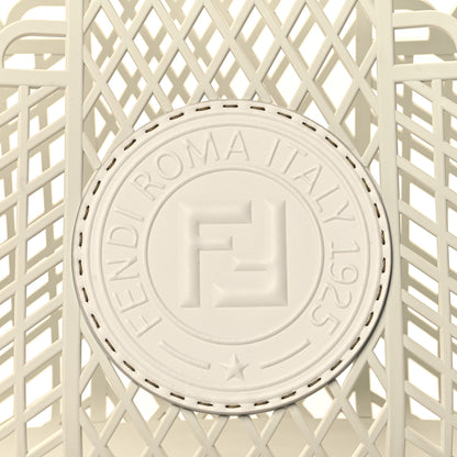 Fendi Recycled Plastic Vitello Liberty Matte Medium Fendi Basket White Ice 9 of 11