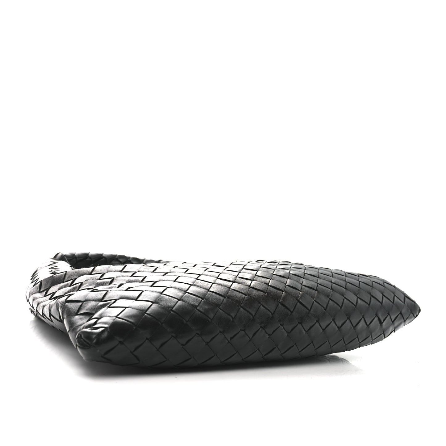 Calfskin Intrecciato Small Hop Black